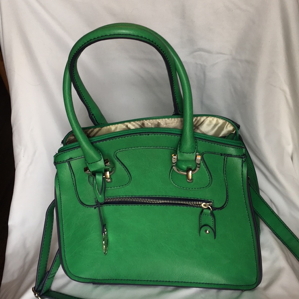 London Fog Kelly Green Handbag